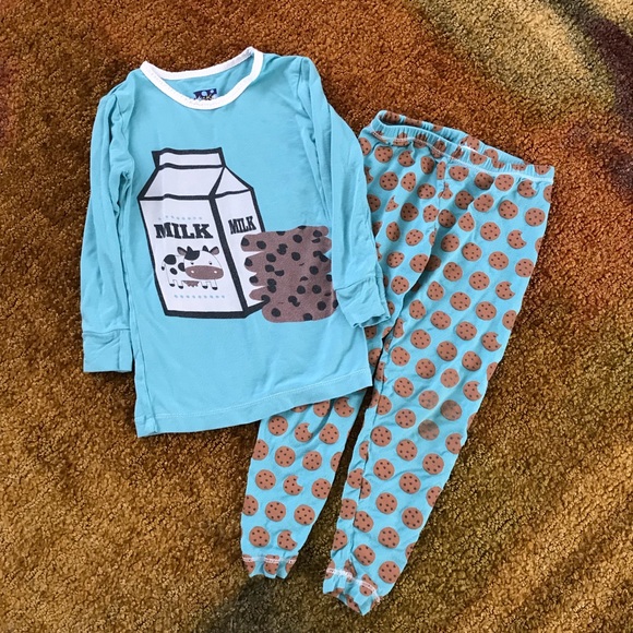 cookies and milk baby pajamas